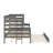 Wood Twin Over Full Bunk Bed With Twin Size Trundle-1464271146