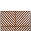 Écran d'intimité en métal 48 po H 76 po - Rouge rouille pour pelouse, balcon de conception stable, installation de patio-122460620