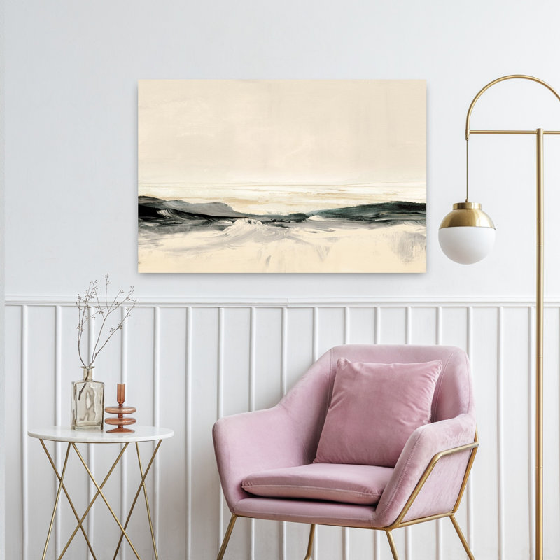 Morning Breeze 2 Abstract Contemporary Modern Fish Coastal Wall Art Print, 60.96cm H x 91.44cm W
