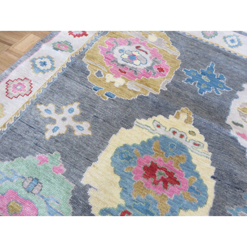 One-of-a-Kind 8'11" X 11'11" Wool Area Rug in Grey