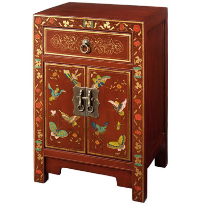 Hangzhou 40cm W Solid Wood Bedside Table