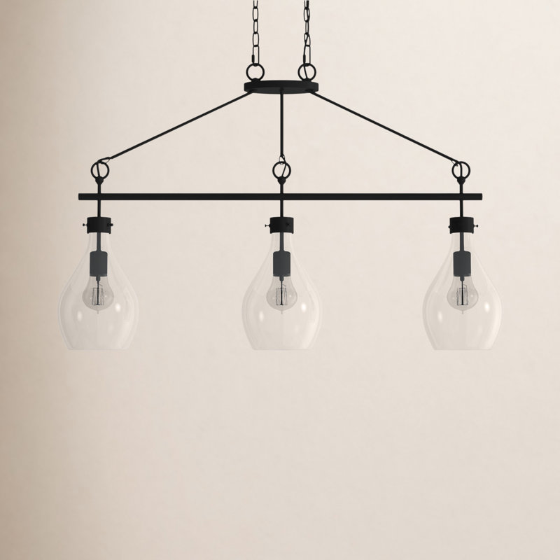Meli Breece 3 - Light Kitchen Island Linear Pendant