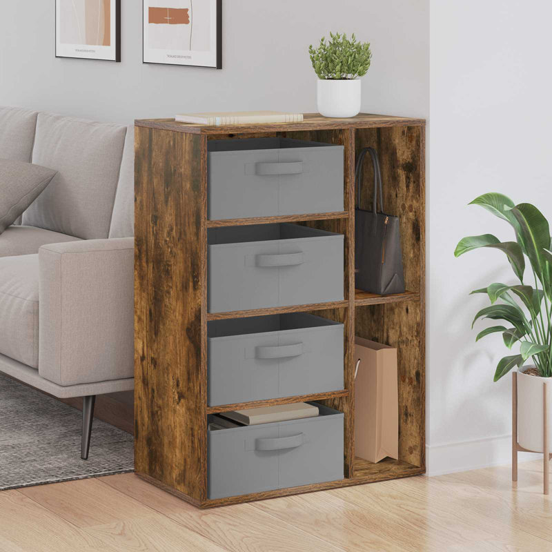 60cm Sideboard, Smoked Oak