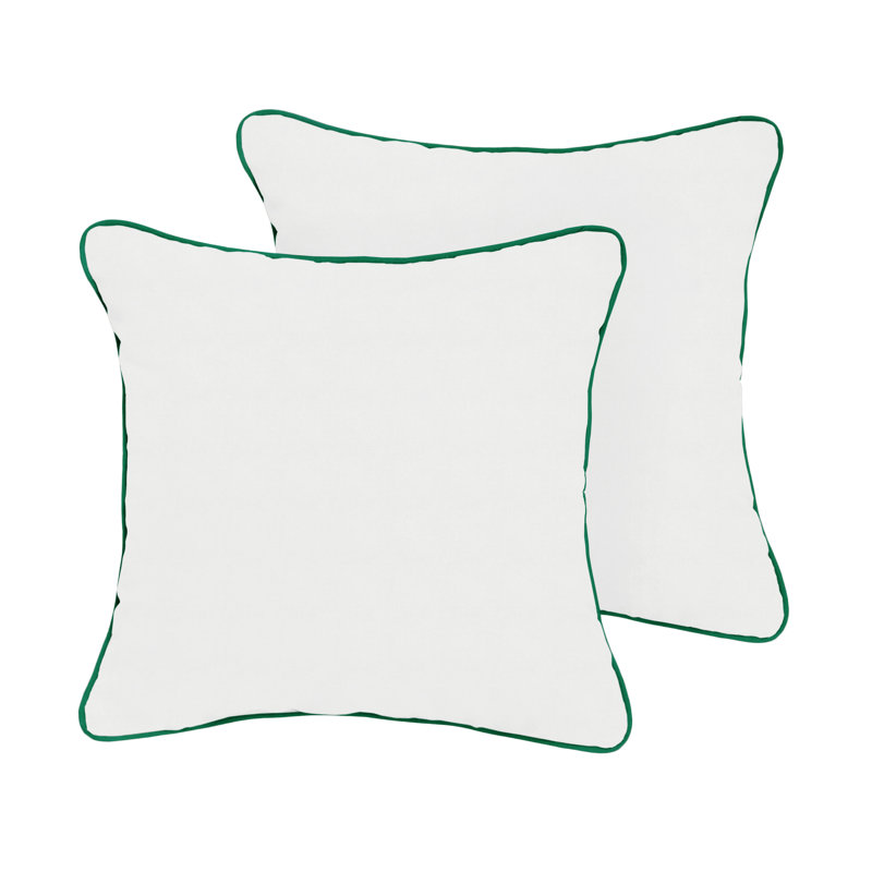 Housse de coussin extérieure carrée et insert Robards, 22 po x 22 po