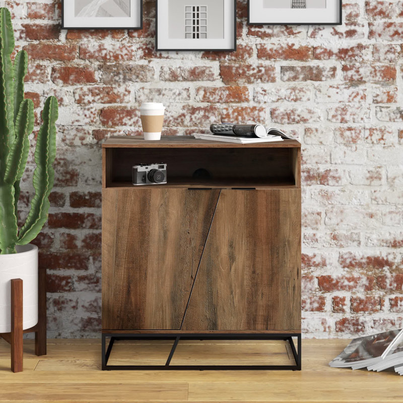Christensen Accent Cabinet, Rustic Oak