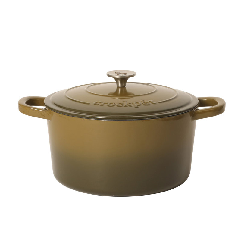 Cocotte en fonte Crock-Pot Artisan, 7 pte, Dégradé sauge