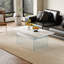 Multifunctional Lift Top Coffee Table -Black Marble Pattern, Essential for Modern Homes.Tempered Glass Legs-210154858