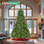 Arbre de Noël artificiel épinette en polyéthylène 9 pi avec support pliable Goza