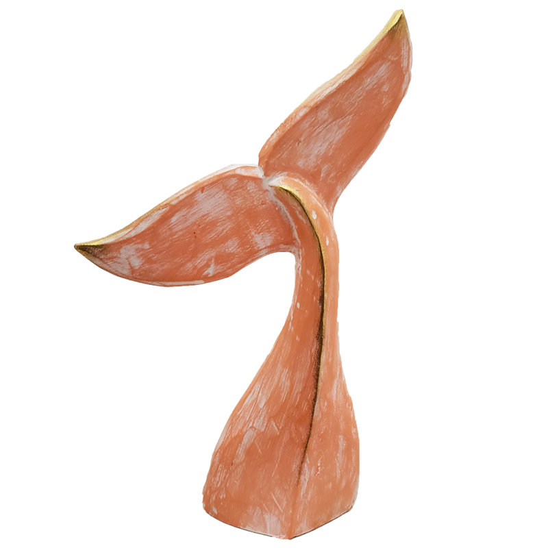 Sidra Animals Figurines & Sculptures, 12" H x 8" W x 2" D, Orange