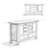 Warm Shaker 47"W Solid Wood Transitional Tall TV Stand for TVs up to 50" with 2 Cabinets, 2 Drawers, and Adjustable Shelves-1499212869