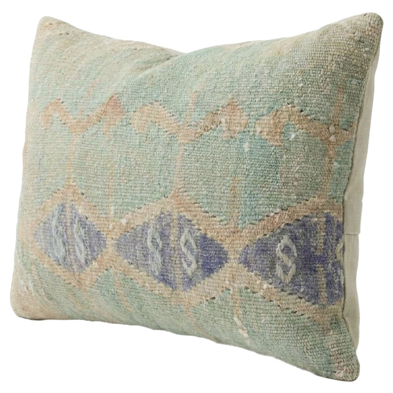 Flat Weave Kenevir Pillow Cover And Insert