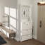 Range-chaussures avec 3 portes et 2 tiroirs avec support, grand espace de rangement