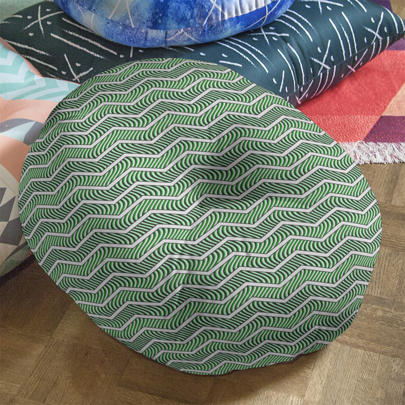 Coussin Rhonda, 26 x 26, Vert
