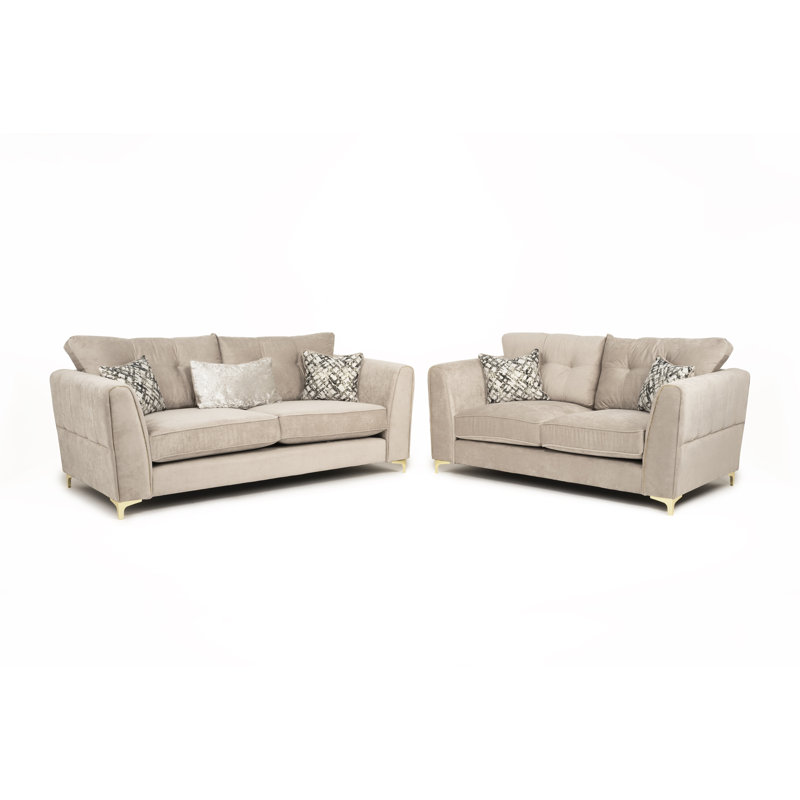 Sofa, Gold, Beige