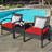 Pendrick 2 - Person Patio Conversation Sets with Cushions-1884512784