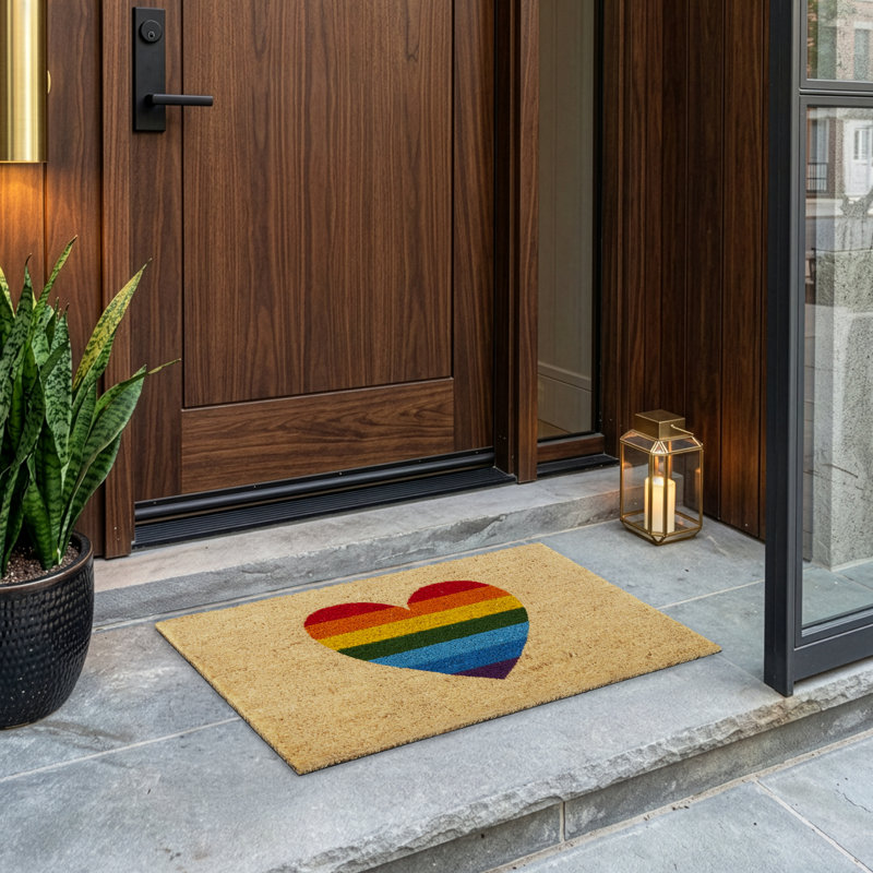 Paillasson Rainbow Heart