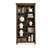 Traditional Hand Carved Yellow Birch Open Bookcase