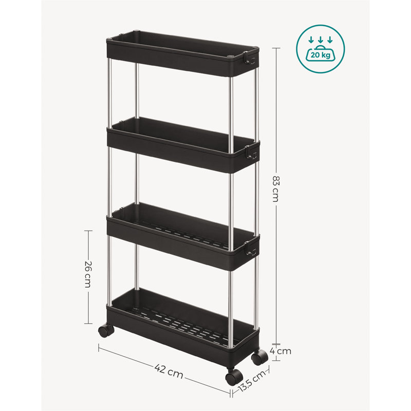 Highbridge Kitchen Cart, Black