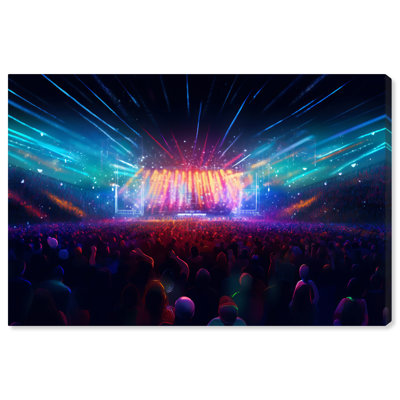 «Concerts Lights Galaxy Neon Man» par Notoriart