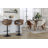 Lakyia Adjustable Faux Leather Bar Stool with Rounded T Footrest (Set of 2)-93302582-125600963