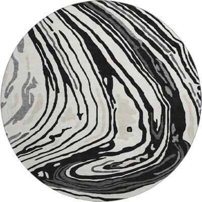 Premium Machine Washable Cossette AMF1051 Swirls Rug