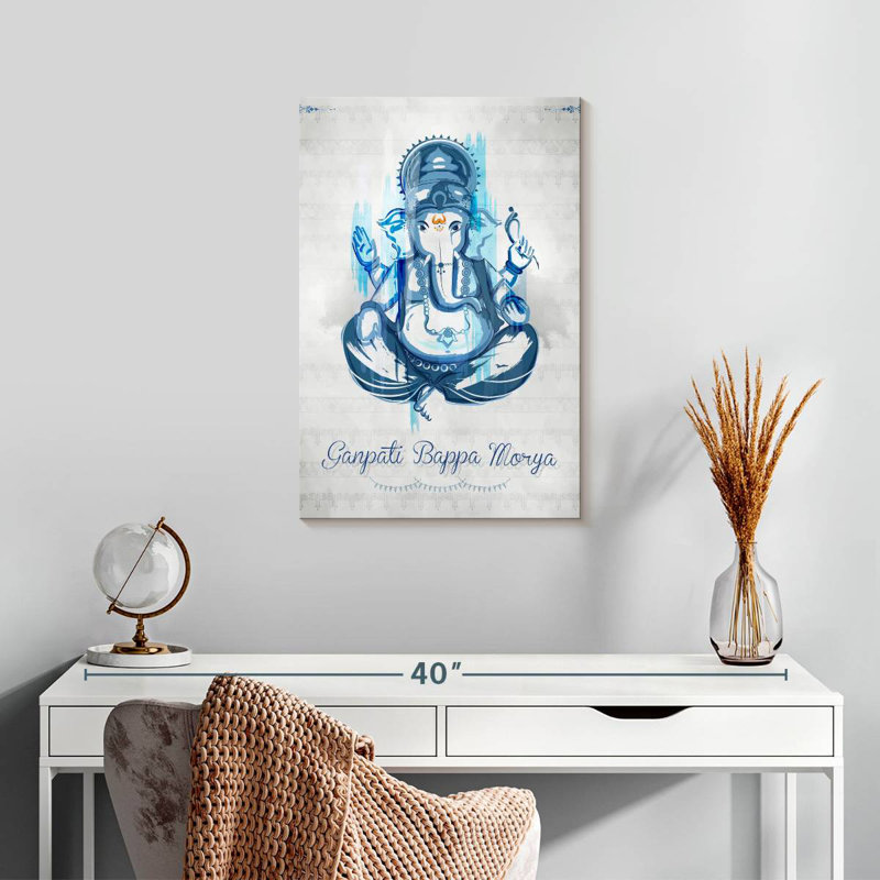 Adan, lord indien Ganpati, H 24 po x l 16 po