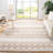 Winchester Geometric Hand-Woven Flatweave Wool/Cotton Beige/Ivory Area Rug-1058414043