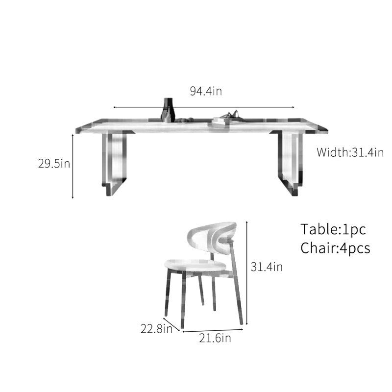 Genthner, 29.5"H x 94.4"L x 31.4"W