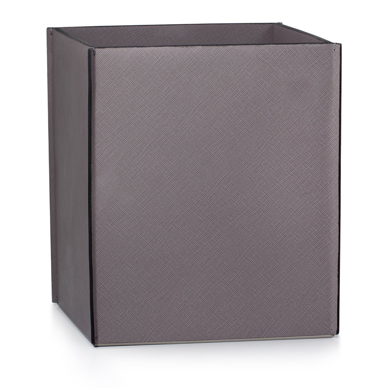 Corbeille Piega Saffiano, Noir
