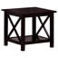 3 tables d'appoint avec design contemporain et table de rangement foncé