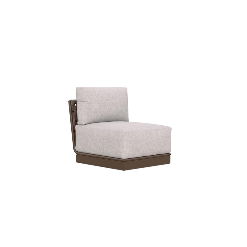 Maui Armless Chair + Fawn Cushion