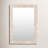 Cataldo Wood Flat Wall Mirror