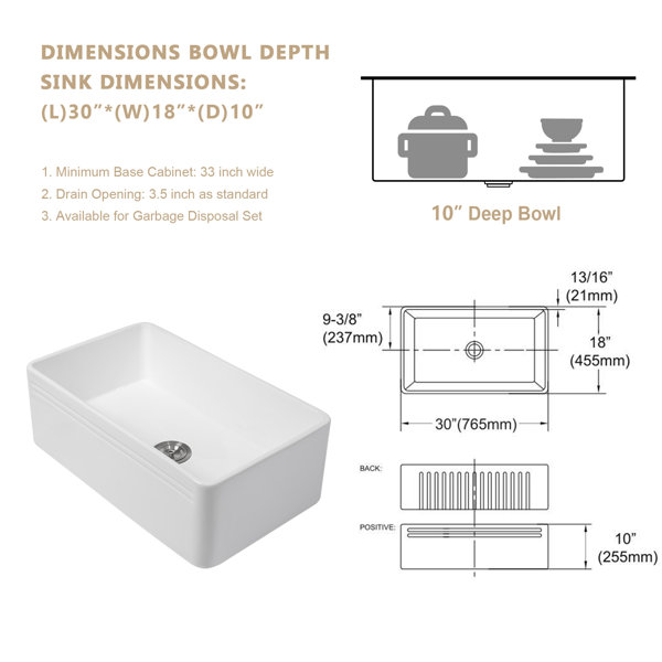 Dimensions du produit