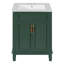 Meuble-lavabo 24 po avec lavabo supérieur, armoire de rangement moderne avec 2 portes à fermeture douce et cadre de tablette réglable-121709067