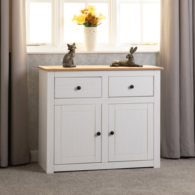 Sideboard Amaru aus Massivholz 93 cm