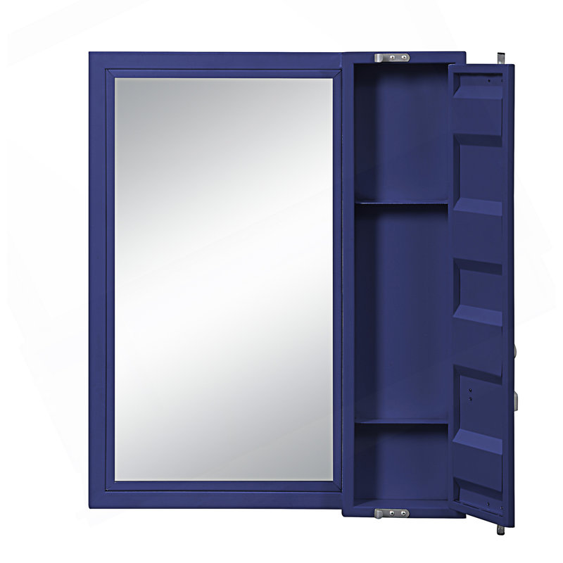 Miroir de salle de bain Cargo, Bleu