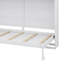 Lit escamotable double de taille double équipé d'unités de rangement
