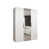 white matt + handles: black