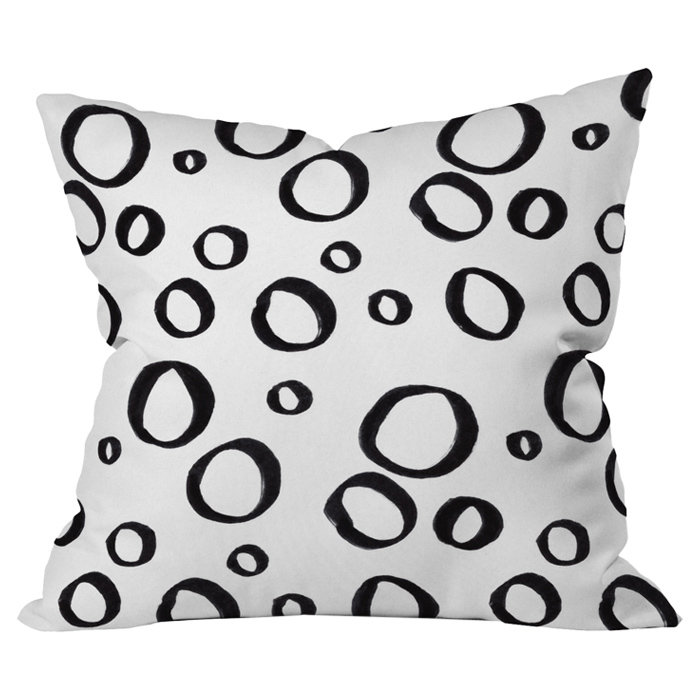 Bubbly Outdoor Throw Pillow, 20" x 20"