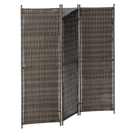 183cm W x 183cm H 3 - Panel Metal Folding Room Divider