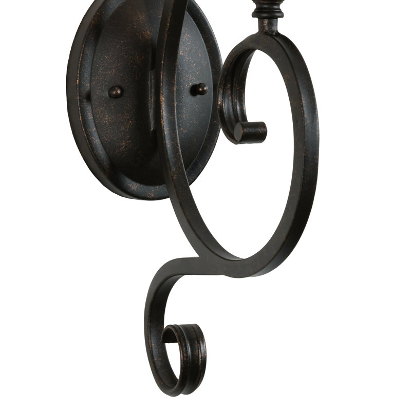 Fernando 1 - Light Candle Wall Light, Gilded Tobacco