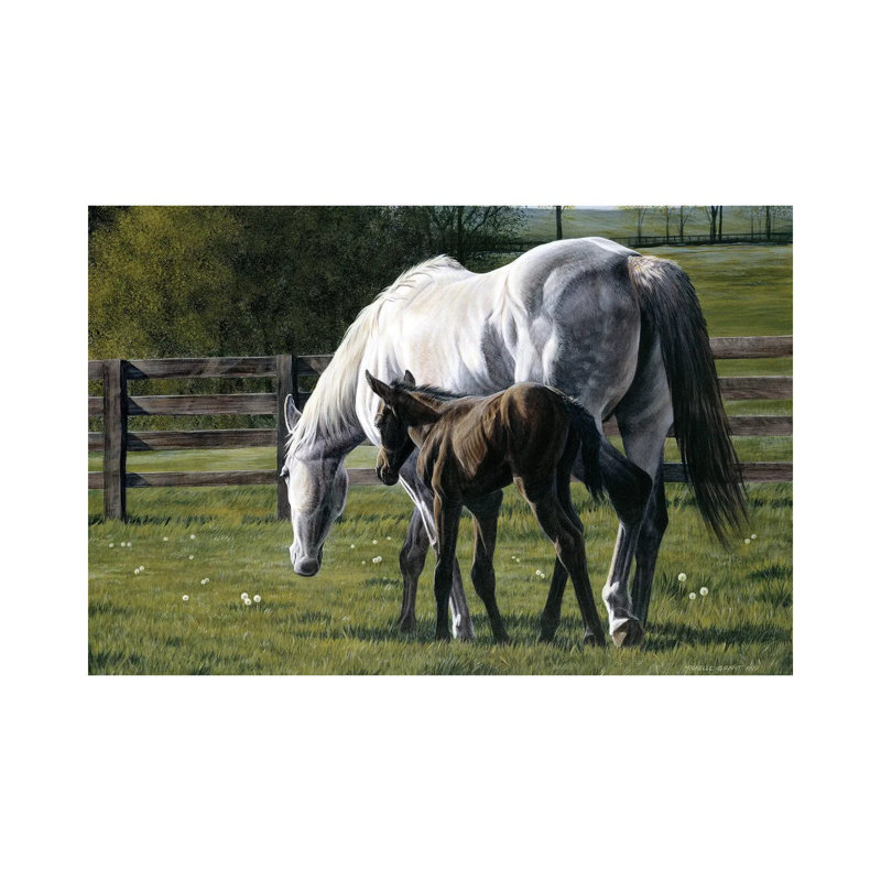 A New Dawn by Michelle Grant - Wrapped Canvas Painting, 20.32 cm H x 30.48 cm W