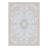 Abadou Floret Vintage Floral Medallion Machine Washable Beige / Blue Indoor Area Rug with Non-Slip Backing-1293150879-1293250969