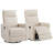 Ensemble de fauteuils inclinables et berçants 2 pièces-106951752