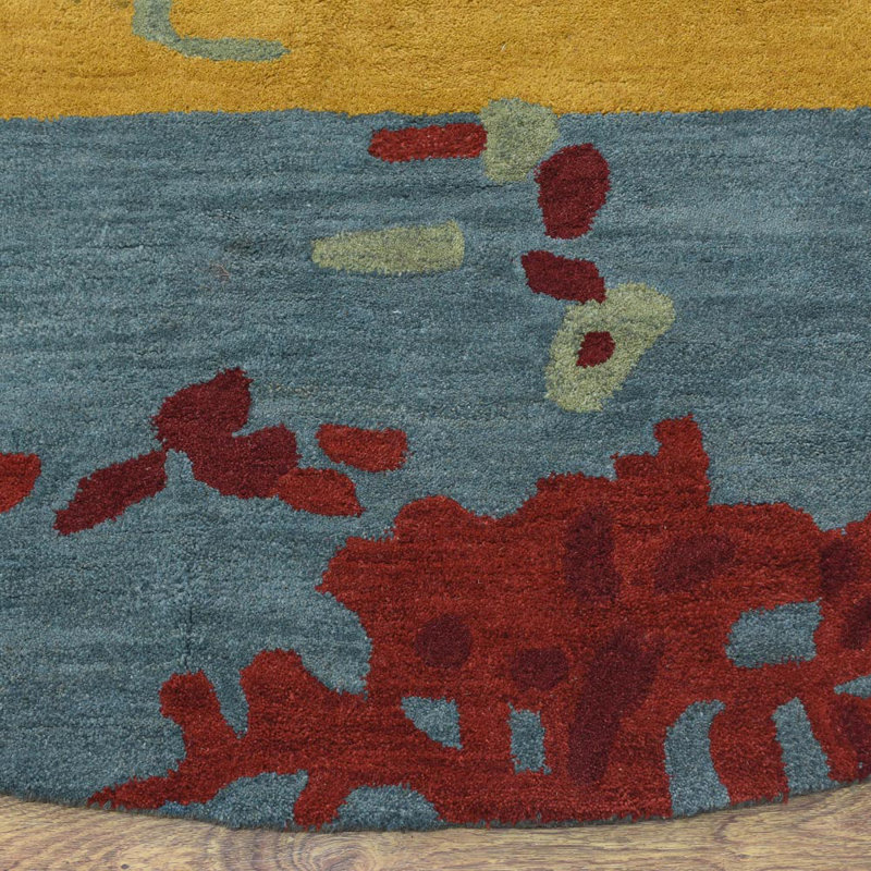 Tapis en laine touffetés à la main Theophile, Rond 10pi