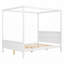 Lit plateforme à baldaquin en bois-965149501