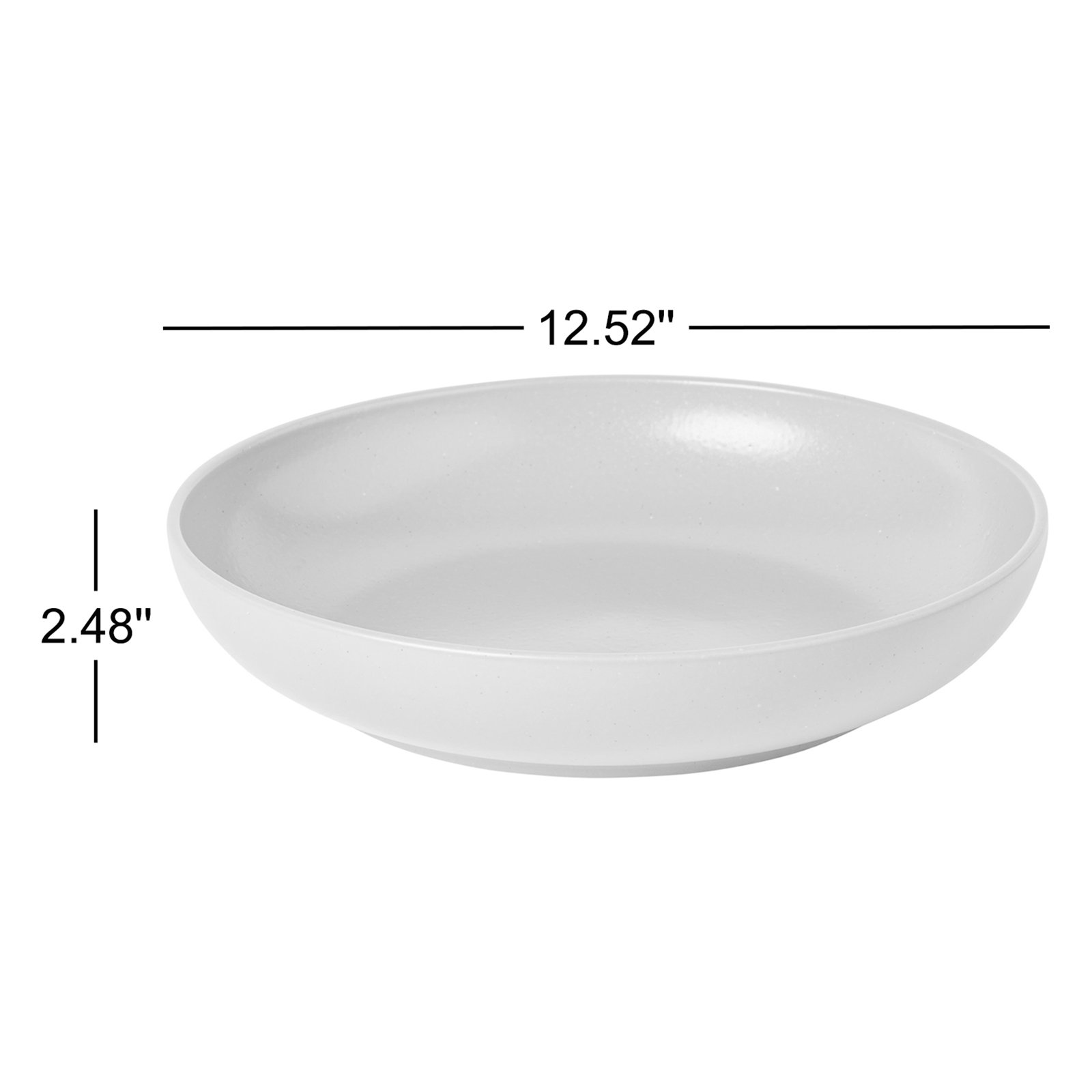 Casafina Pacifica Serving Bowl, Seed Gray