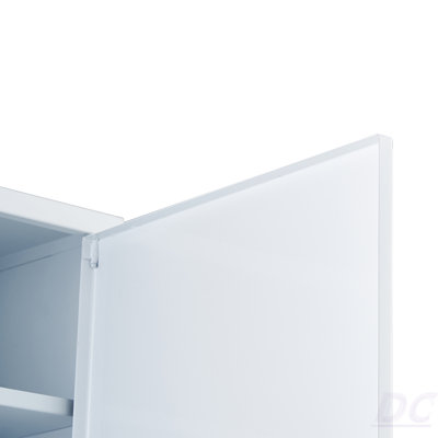 3-Shelf First Aid Cabinet Wall Mounted Medicine Cabinet Emergency Metal Med Box