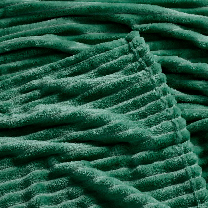 Jeté moelleux et moelleux Nestl, Très grand, Vert forêt