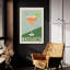  «Cocktail Poster 2» par Danhui Nai, art mural en verre acrylique, 24 po x 36 po